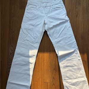 BRAND NEW Zara White Straight-Leg Jeans